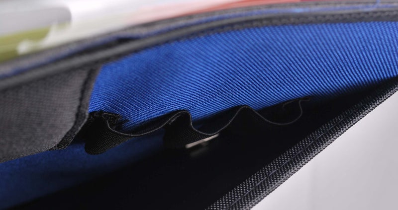 Filexec Soft Touch Padded Canvas Window Expanding File, 13 Pockets, 1 Pack, Blue (46221-6) - Image 3